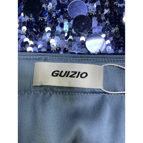 Guizio 'Paillette' Blue Polyester Skirt Size XS - Picture 5 of 5